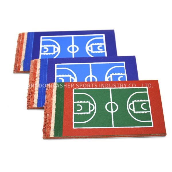 Slip Resistant Acrylic Sports Flooring Badminton Court Use Environmental