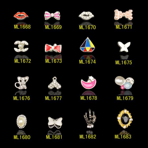 Buy cheap Hot NEW Wholesale Alloy Jewelry 3D Nail Art Jewelry Nail rhinestones Sticker Supplier Number ML1668-1683 from wholesalers