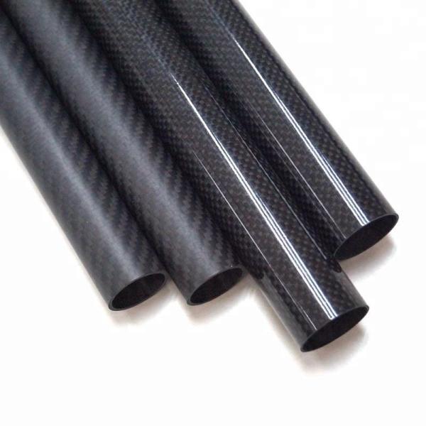 Buy cheap Custom Carbon Fiber Round Tubes For Aerospace , Automotive And Sporting Goods from wholesalers