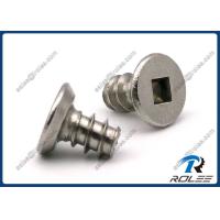 Buy cheap 304/316 Stainless Steel Square Flat Undercut Head Tapping Screws for Plastics product
