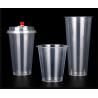 Buy cheap Pp Hard Plastic Disposable Drinking Cup 500ml Injection Mould Cup With Lids from wholesalers