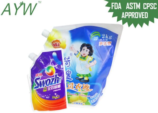 Buy cheap Resealable Liquid Storage Bags 500ml Glossy Finish For Travel Laundry Detergent from wholesalers