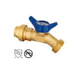 Buy cheap Quick Connected Stop Brass Shut Off Valve SS Hose Bibb Valve Brass Drain Valve 1 from wholesalers