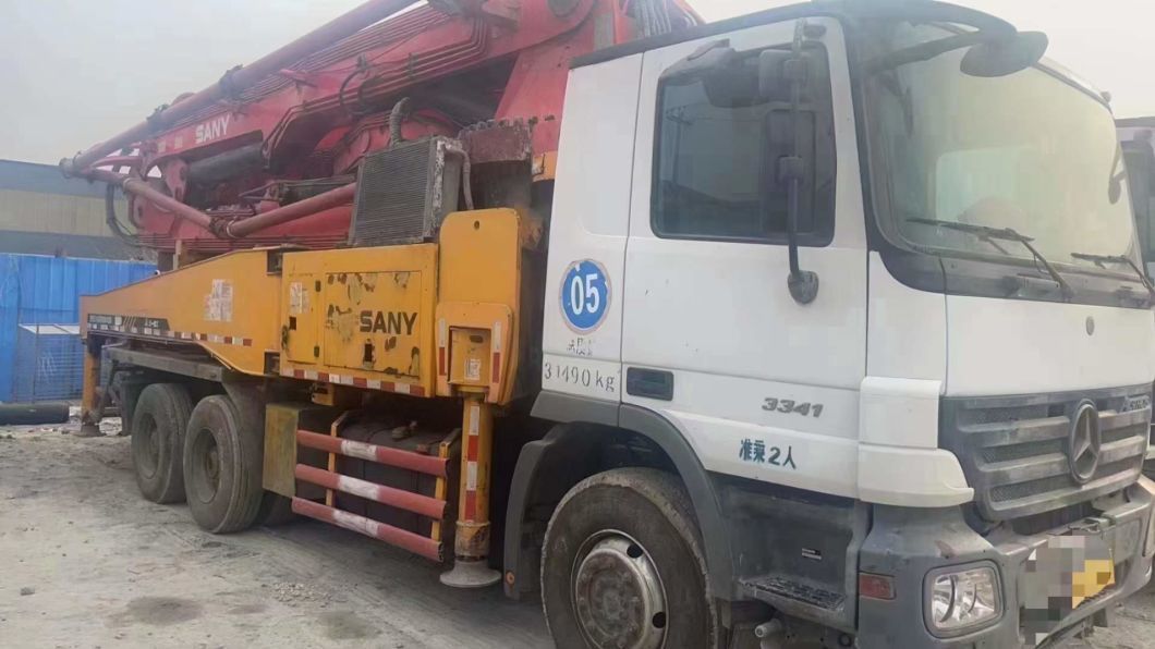 2010 43m Sy Concrete Pump on Bz Truck Concrete Boom Pump Used Heavy Equipment