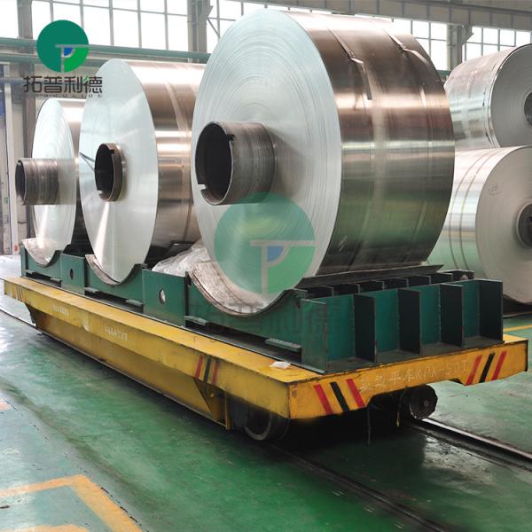 Buy cheap Paper Plant Billet Factory 15t Material Transfer V-Block Coil Rail Cart from wholesalers
