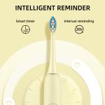 Smart IPX7 Adult Timer Electric Toothbrush For Oral Cleaning Whitening