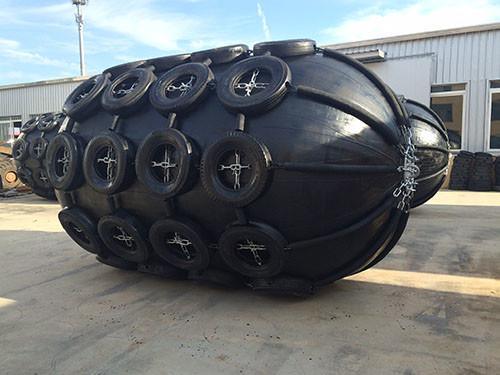 Buy cheap Yokohama Pneumatic Boat Buoys Fenders Tire Chain 80KPa Boat Guard Fenders from wholesalers