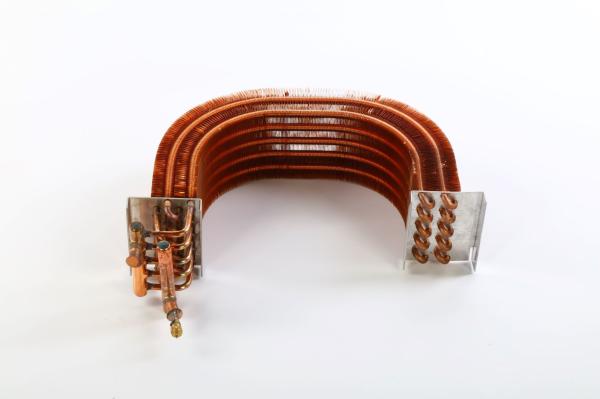 Buy cheap Refrigerated Evaporator Finned Copper Tube Heat Exchanger Cooler Custom from wholesalers