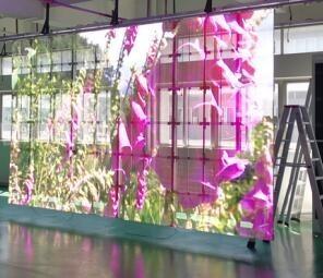 Buy cheap 500x1000mm Outdoor Transparent LED Screen from wholesalers