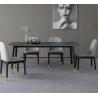 Buy cheap 130cmx80cmx77cm Luxury Marble Dining Table , Dining Table Design With Marble Top from wholesalers