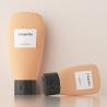 Buy cheap Cream Reusable Silicone Squeeze Tube , Flip Cap Travel Squeeze Tube Bottle from wholesalers