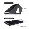 Buy cheap Triangle Aluminum Camping Roof Tent 1-2 Person Rooftop Tents Hard Shell from wholesalers