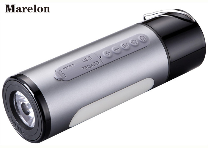 Outdoor Sports USB Power Bank Flashlight 5200mah With Wireless Bluetooth Speakers