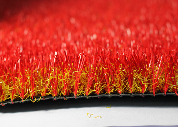 50MM Children Playing Colored Artificial Grass PP PE Eco Friendly Material