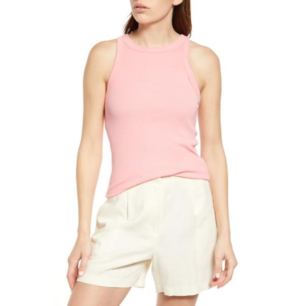 Buy cheap High Quality Fashionable Pink Women Blank Tank Top Sports Wear Clothing for Ladies from wholesalers