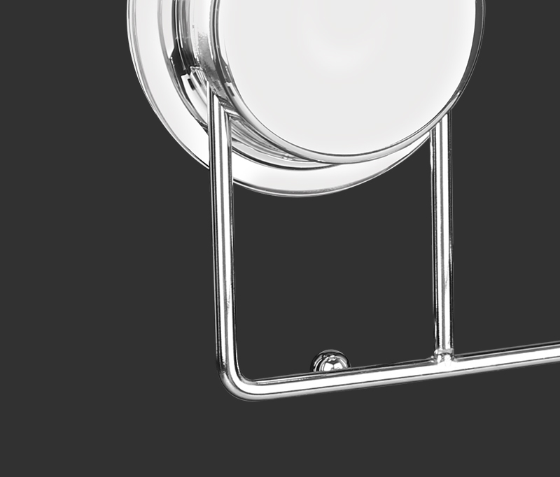 ISO9001 Self Adhesive Bathroom Product Holder WGO Suction Wall Towel Rack
