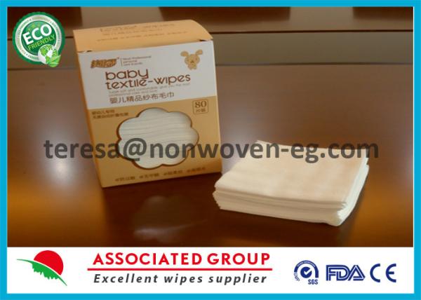 Buy cheap Non Woven Disposable Dry Wipes Unscented Highly Absorbent Airlaid White Color from wholesalers