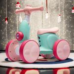 Battery-Powered Children's Balance Car with Remote Control and Bubble Blowing