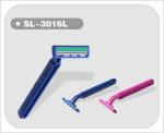 Plastic Handle Twin Blade Disposable Razor 5 pcs/bag Hot Sell (SL-3016L)