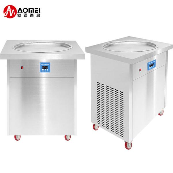 Buy cheap Temperature Controlled Fried Ice Cream Roll Pan Machine for Snack Industry from wholesalers