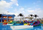 Buy cheap Anti Fade Swimming Pool Water Slides Aqua Play Equipment from wholesalers