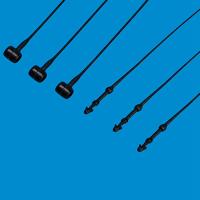 Buy cheap Round Head Plastic Snap Lock Pins Black Plastic Clothing Tag Fastener product