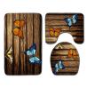 Buy cheap Creative Cute Cat Toilet Mat Set Personalized Dog Toilet Tank Cover Set from wholesalers