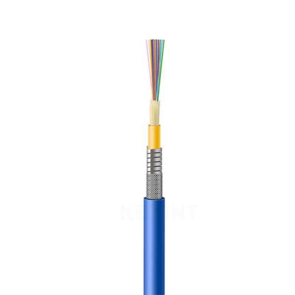 Buy cheap KEXINT FTTH GJSFJV Indoor Bundled Multi-core Steel Tape Armored Fiber Optical Cable from wholesalers