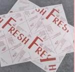 30g White Greaseproof Burger Paper , Oil Proof Wax Paper For Food Packaging