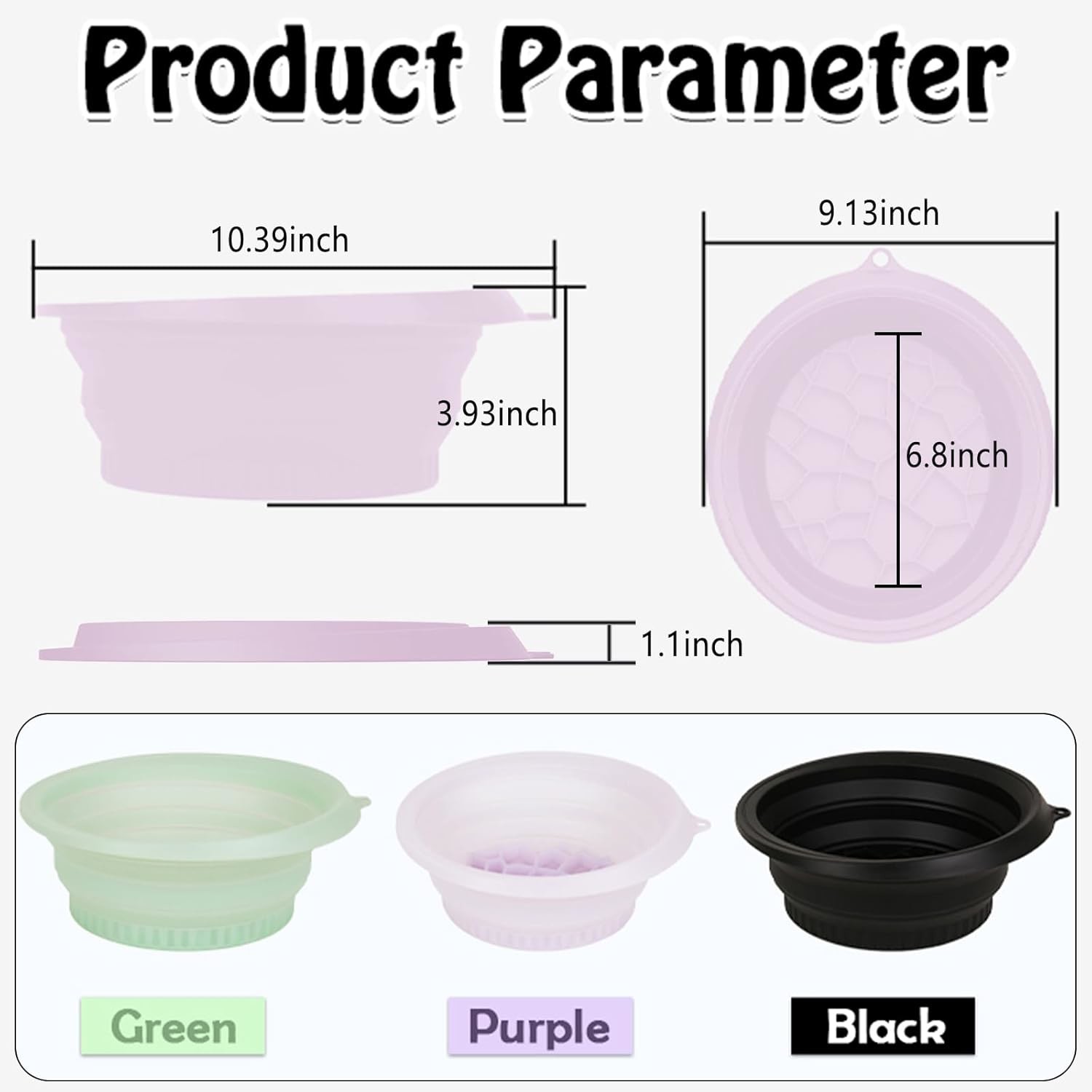 Space-Saving Silicone Foldable Ice Bowl - Multi-Purpose Cold/Hot Therapy for Face & Beauty Treatments Perfect for Ice Facial Massage & Makeup Removal