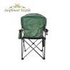 Buy cheap Luxury Support Folding Camping Fishing Lawn Chair Hard Arm High Back With Cooler Bag from wholesalers