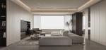 Creamy Whole House Design Contemporary Beige Home Furniture Kitchen Cabinet