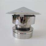 Diameter 100mm Stainless Steel Shield Chimney Flue Rain Caps For Chimney System