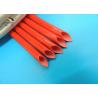 Buy cheap 200℃ High Temperature Resistant Silicone Rubber Lacquer Silicone Fiberglass Sleeve from wholesalers