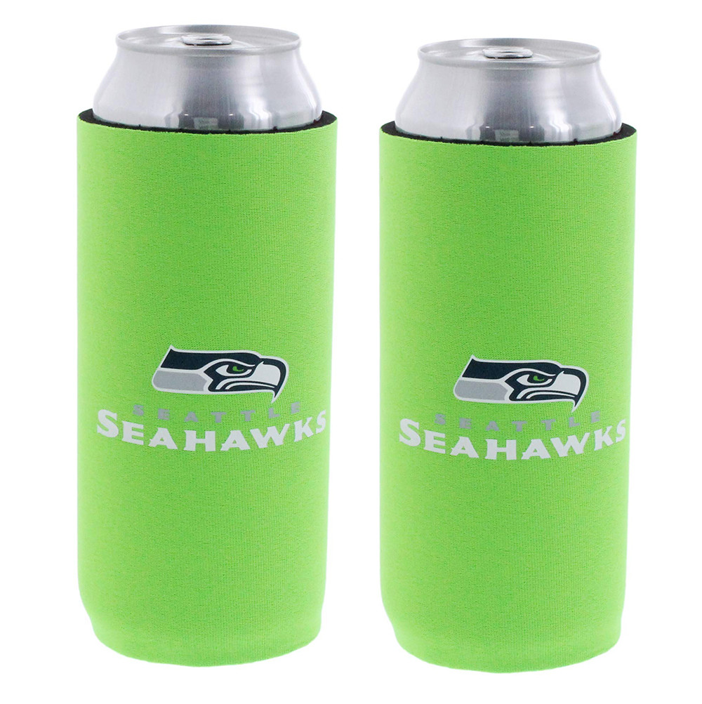 24 Oz Insulated Beer Can Sleeve With Football Team Logo