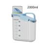 Buy cheap 2000ml Capacity Plastic lunch Box Food Container with Graduation Lines from wholesalers