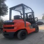 Diesel Tuel Toyota Used Forklift 3.5 Ton 3.5 Mast With Side Shift
