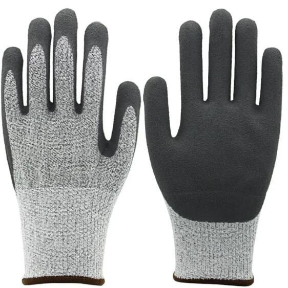 Buy cheap Antiskid Sandy Cut 5 Gloves Nitrile Frosted XL Cut Resistant Work Gloves from wholesalers