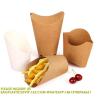 Buy cheap Custom Size Food Packaging Hamburger Cardboard Box Kraft F-Flute Corrugated Super Thick Paper 300gsm Paper Burger Box from wholesalers