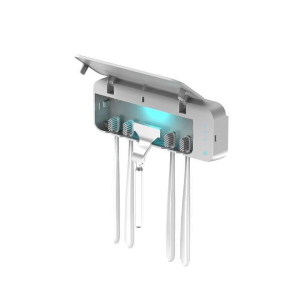 Buy cheap 5W UV Toothbrush Sanitizer , Toothbrush Sterilizer Holder Wall Mounted from wholesalers