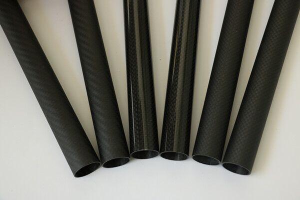 Buy cheap ZYH woven carbon fiber telescopic tube ,25mm carbon fiber tube 50mm 100mm from wholesalers