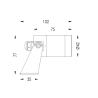 Buy cheap IP68 1x3W LED Underwater Spot Light 75lm/W SUS316 Stainless Steel Outdoor LED Pool Lights from wholesalers