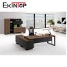 Buy cheap Wooden Executive Black Brown Office Desk For Home School Office OEM ODM from wholesalers