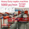 Buy cheap 4 Lanes High Speed Napkin Tissue Paper Machine Heavy Duty Paper Napkin Machine from wholesalers