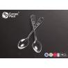 Buy cheap PS Disposable Clear Color Plastic Ice Cream Spoons 9.5 x 2.0 cm from wholesalers