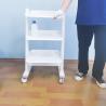 Buy cheap Dental Clinic 3 Layer Dental Trolley Hospital Mobile Instrument Cart With 4 Universal Wheels from wholesalers