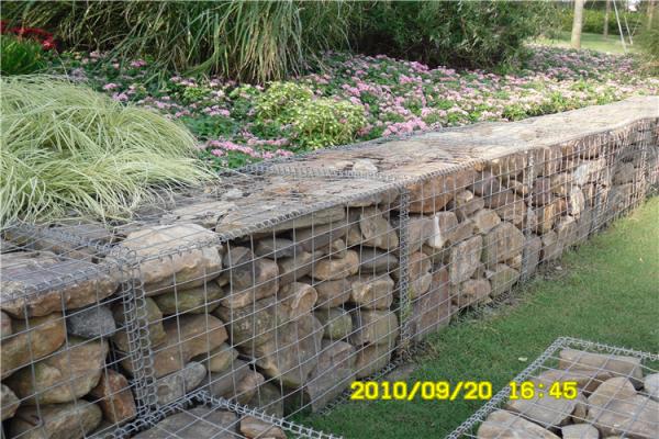 Buy cheap Grey Galfan Coated Welded Gabion Box Retaining Gabion Rock Cages from wholesalers