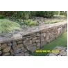 Buy cheap Grey Galfan Coated Welded Gabion Box Retaining Gabion Rock Cages from wholesalers