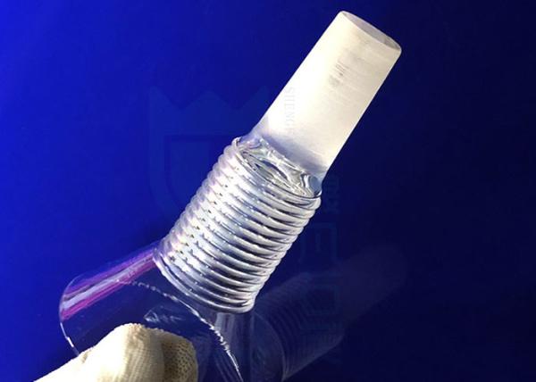 Buy cheap Screw Thread End Quartz Glass Reagent Bottle Narrow Mouth ISO9001 from wholesalers