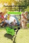 Buy cheap Customized Portable Pet Washer Silicone Rubber Dog Cat Cleaning Tool 10L from wholesalers